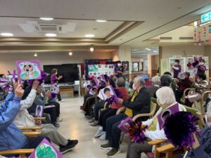 京都サンガFC 永田倖大選手が来園！笑顔とパワーをいただきました⚽️💜